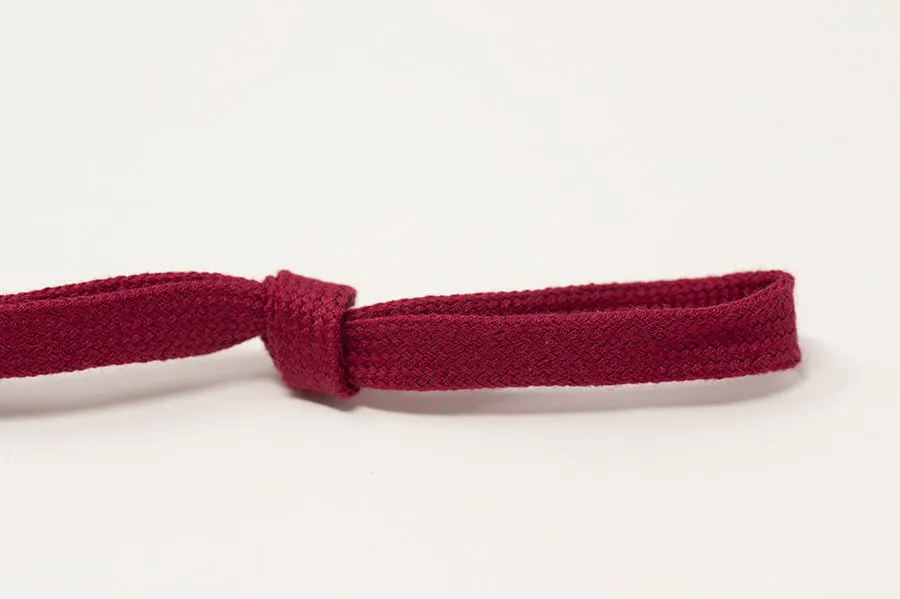 8MM FLAT DRAWSTRING CORD 100% COTTON