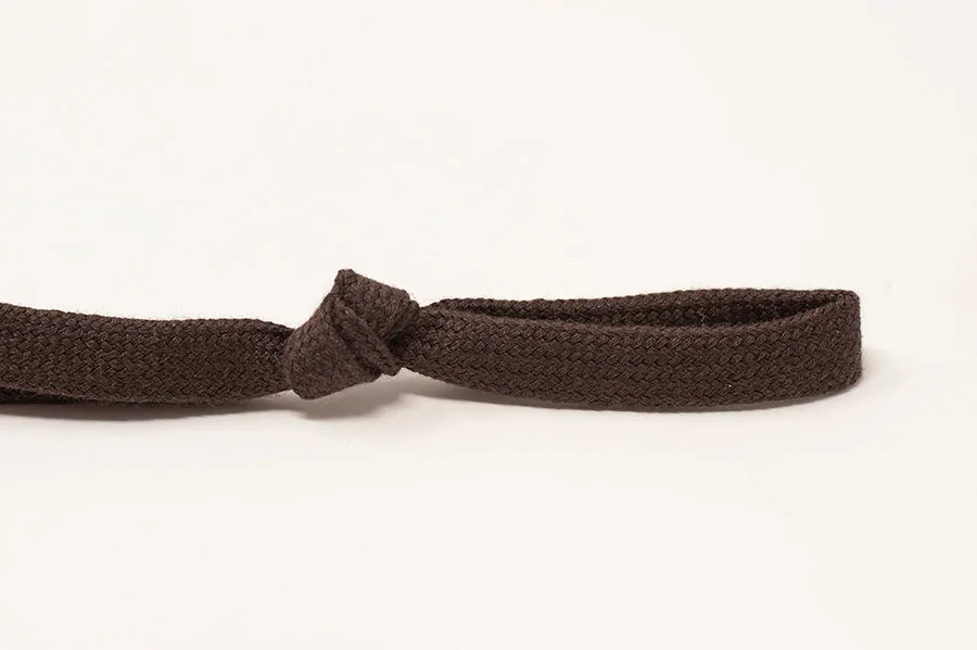 8MM FLAT DRAWSTRING CORD 100% COTTON