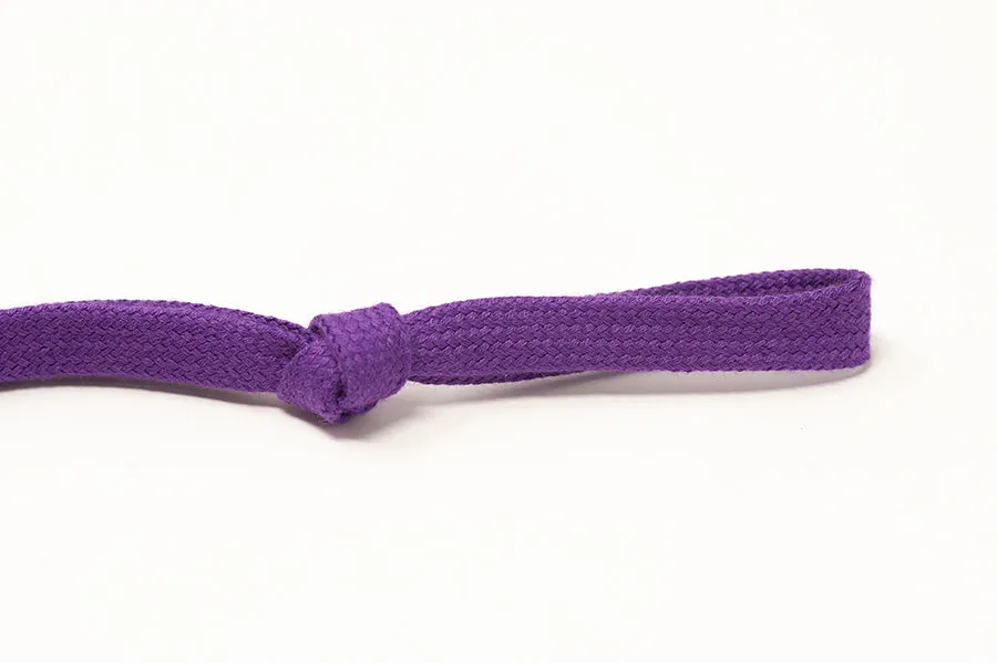 8MM FLAT DRAWSTRING CORD 100% COTTON