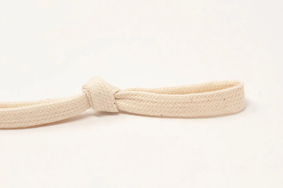 8MM FLAT DRAWSTRING CORD 100% COTTON