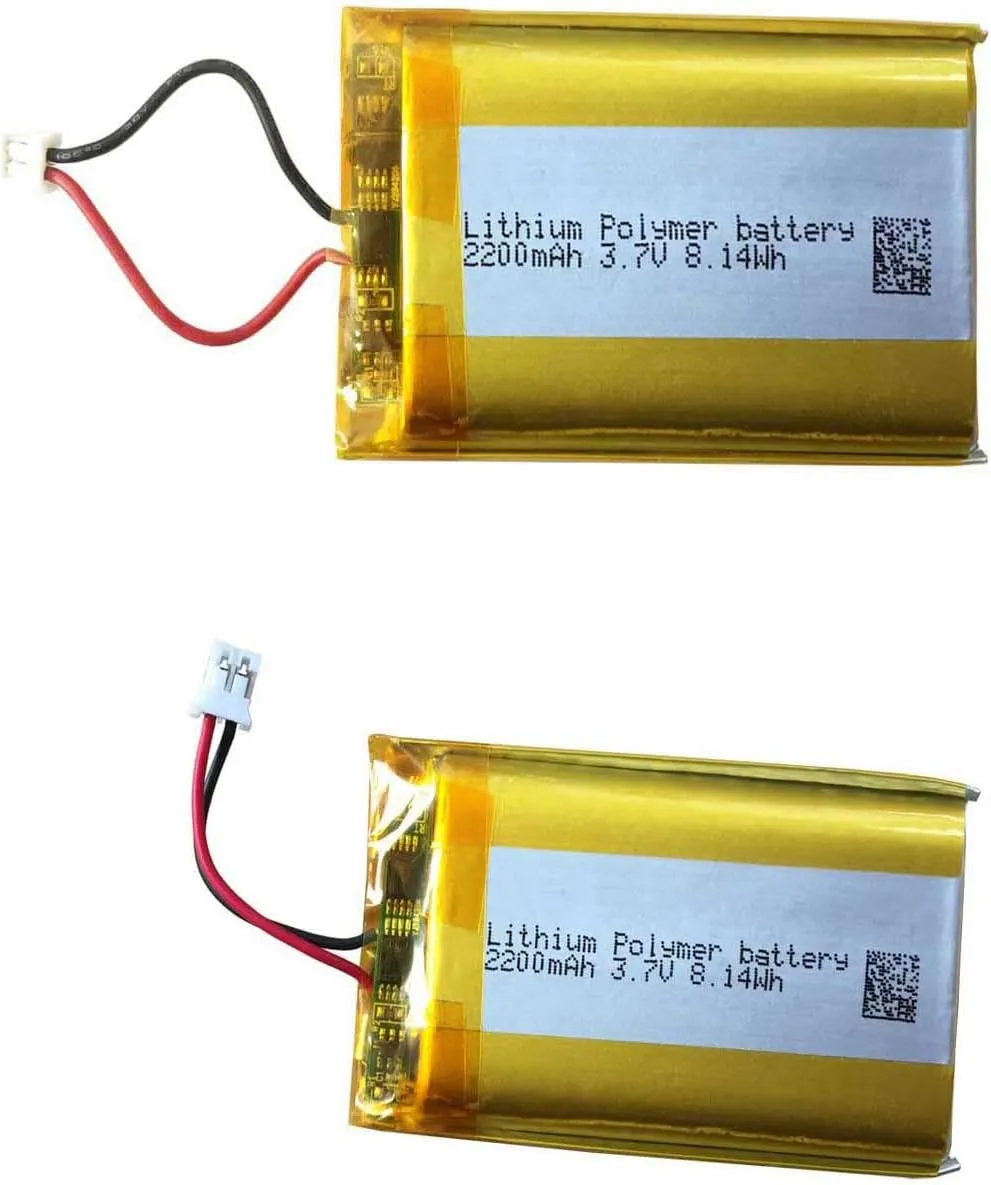 AOLIKES (Lip1922-B   Lip1922-S) 2200mAh Replacement Battery for Sony Ps4 Cuh-zct1u and Cuh-zct2u Wireless Controllers - Pack of 2
