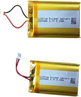 AOLIKES (Lip1922-B   Lip1922-S) 2200mAh Replacement Battery for Sony Ps4 Cuh-zct1u and Cuh-zct2u Wireless Controllers - Pack of 2