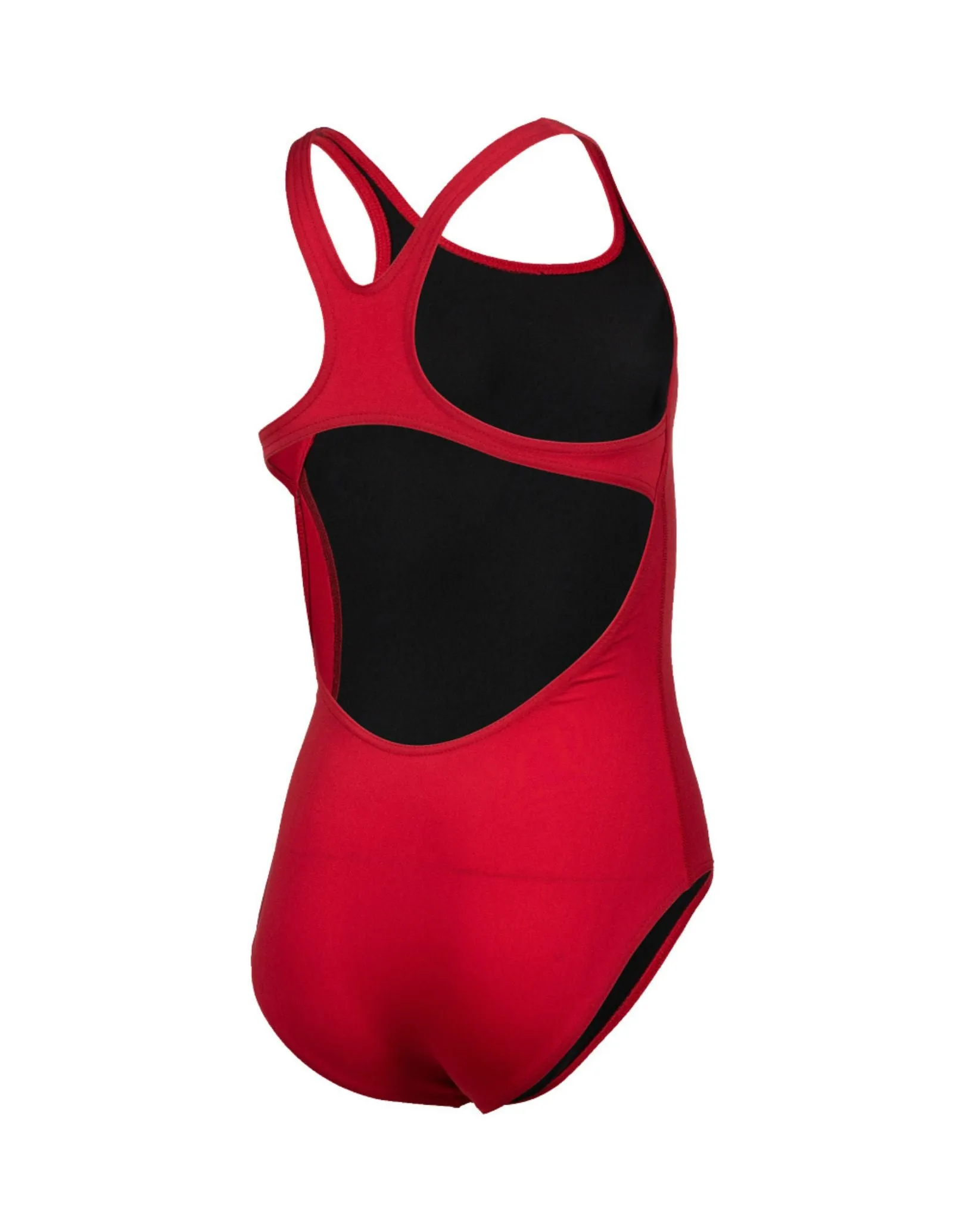 Arena Girls Team Swim Pro Solid Swimsuit - Red/White