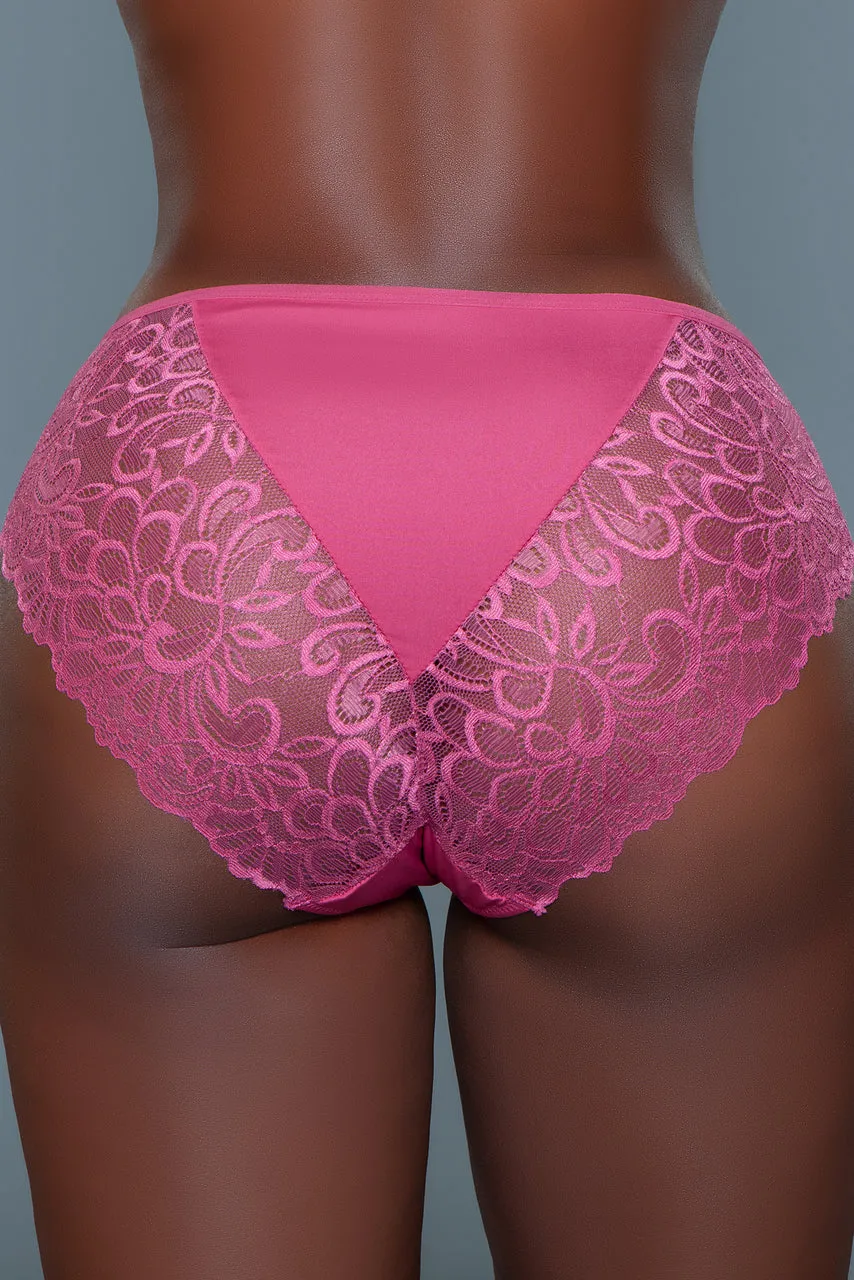 BeWicked Tracy Brief 3 Pack Panties Peach Raspberry Navy
