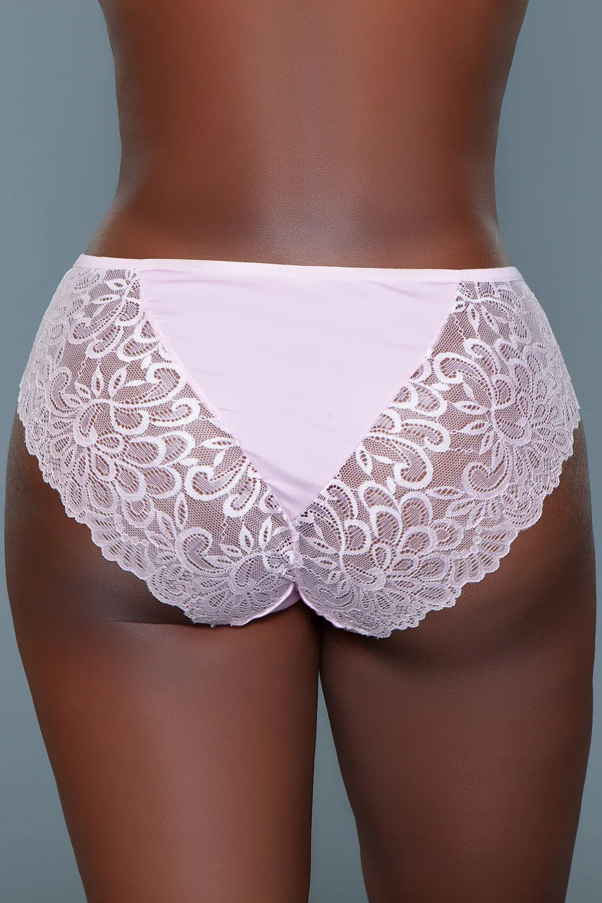 BeWicked Tracy Brief 3 Pack Panties Peach Raspberry Navy