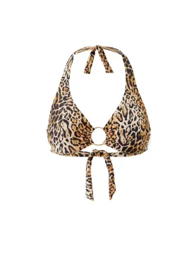 Brussels Cheetah Bikini Top
