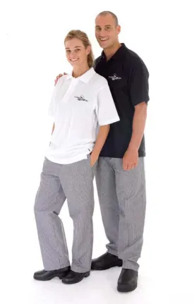 CHEF PANTS - 5CCP - BLACK/CHECK