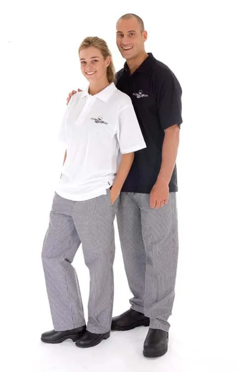 CHEF PANTS - 5CCP - BLACK/CHECK