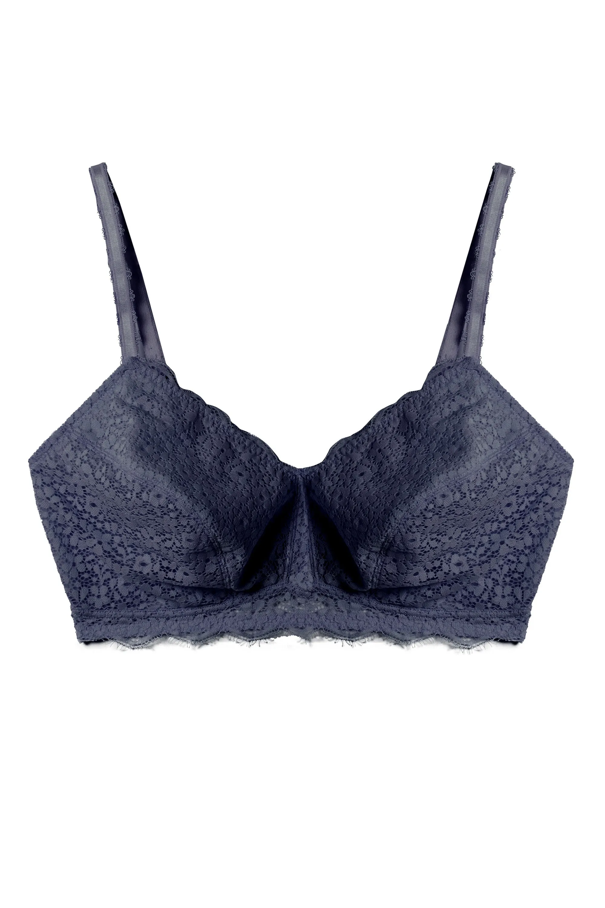 Emma Navy Ultimate Comfort Wireless Bra - 30 DD-H and 32D-40G (UK size)