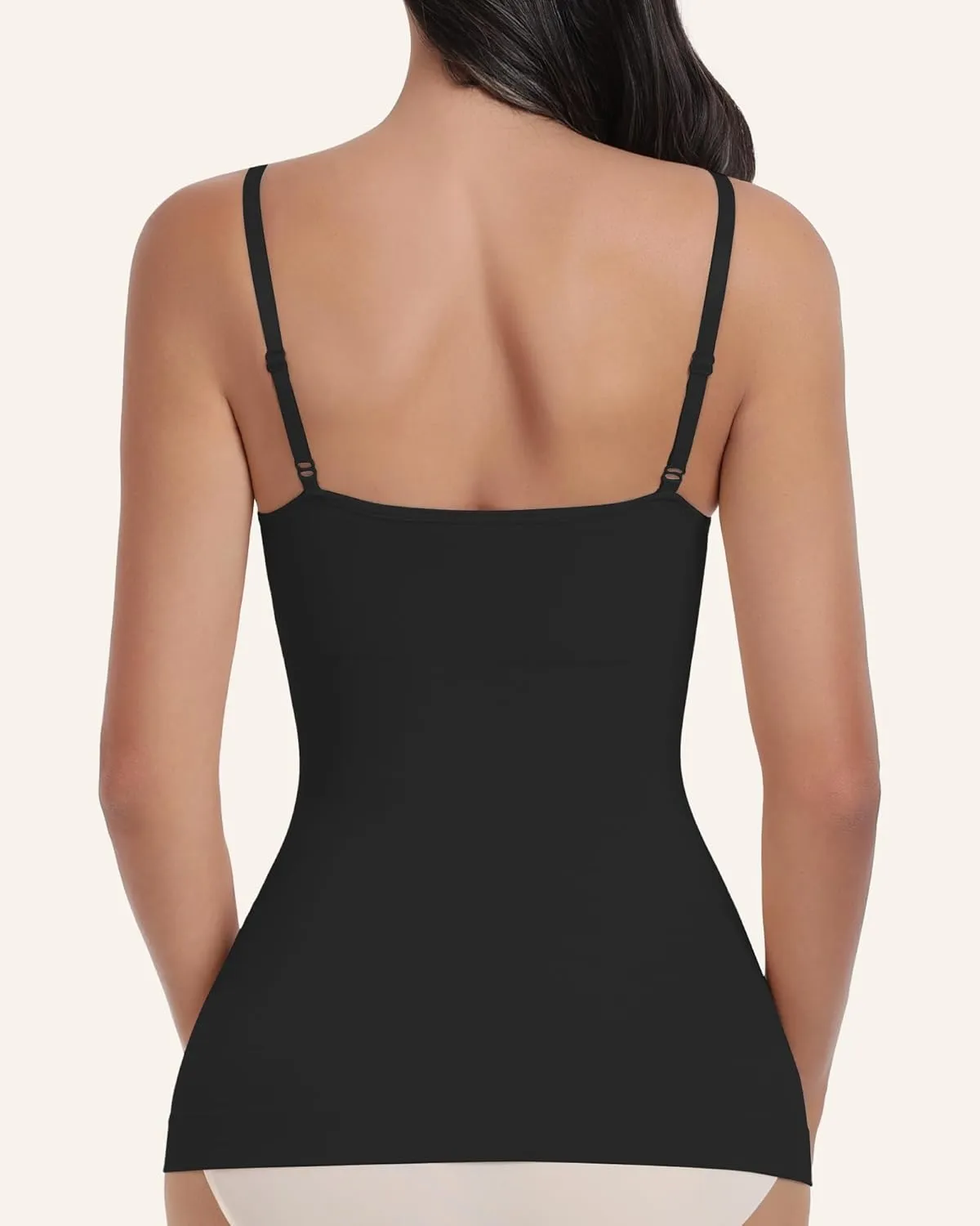 EUYZOU Womens Tummy Control Shapewear Tank Tops Seamless V-Neck Compression Tank Tops Body Shaper Camisole