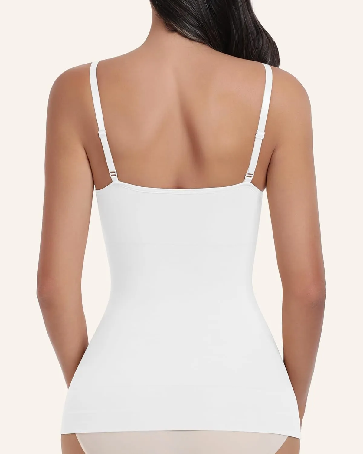 EUYZOU Womens Tummy Control Shapewear Tank Tops Seamless V-Neck Compression Tank Tops Body Shaper Camisole