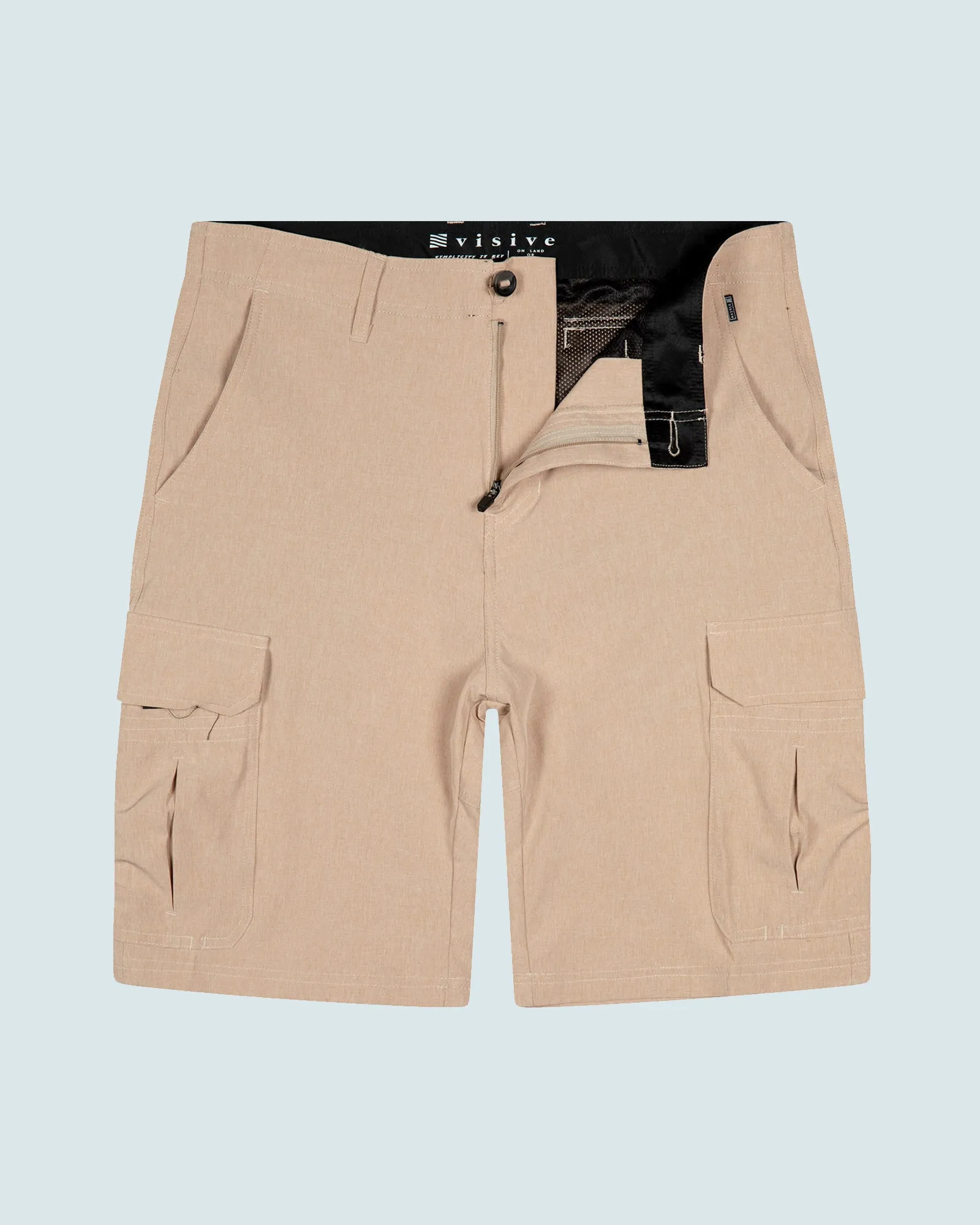 Export Mens Cargo Hybrid  Short - Black