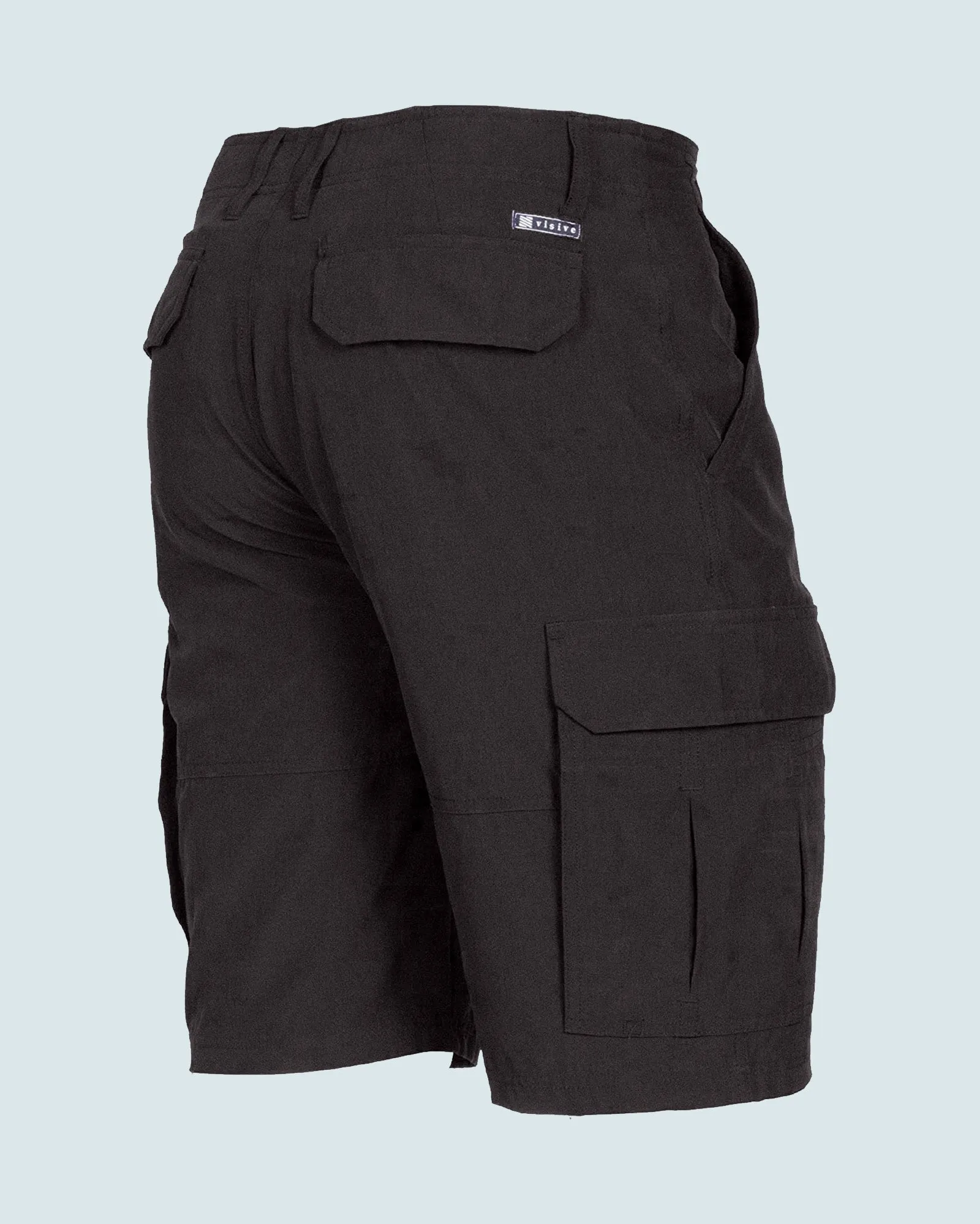 Export Mens Cargo Hybrid  Short - Black
