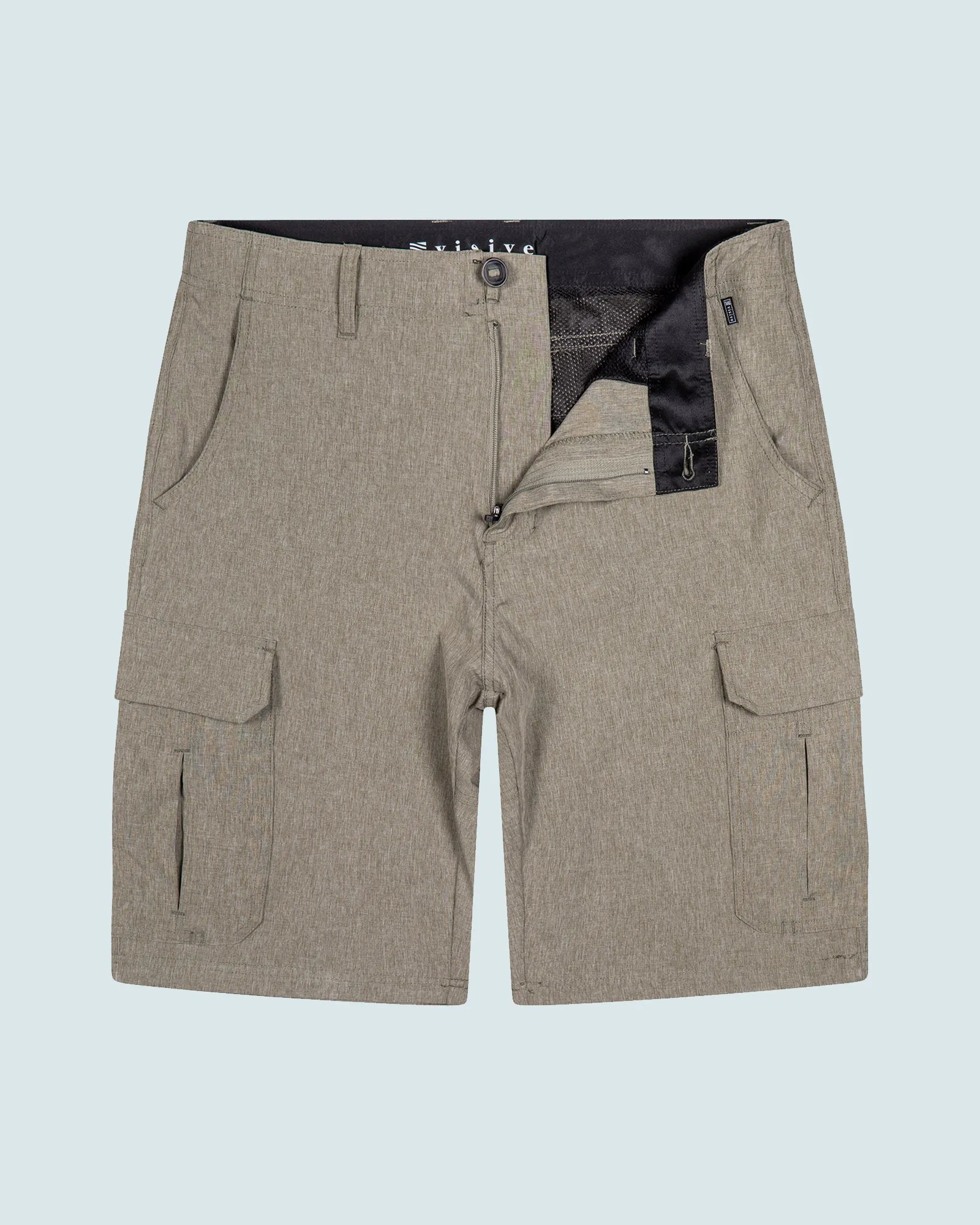 Export Mens Cargo Hybrid  Short - Khaki