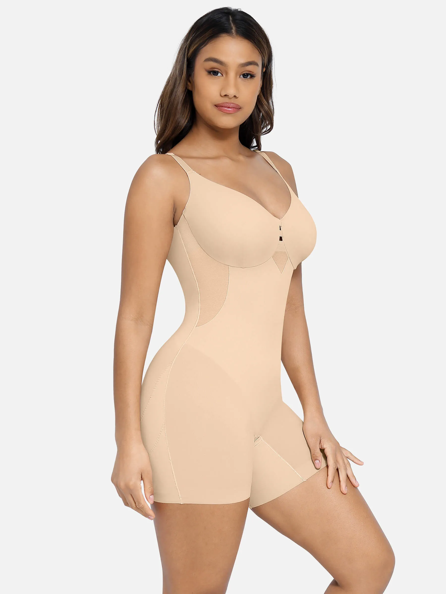 Feelingirl Seamless Thigh Control Breast Lift Shapewear