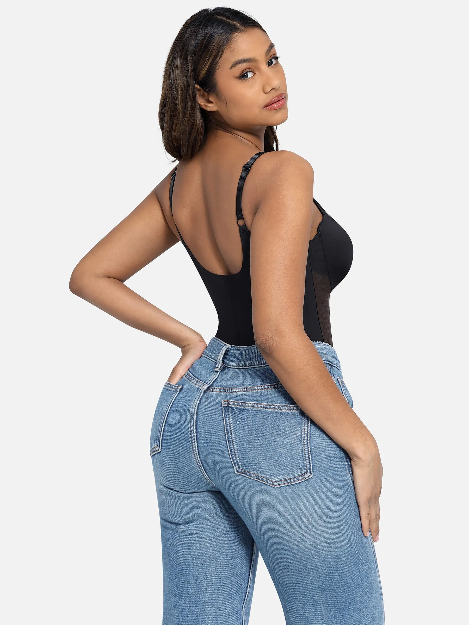 Feelingirl Seamless Thigh Control Breast Lift Shapewear