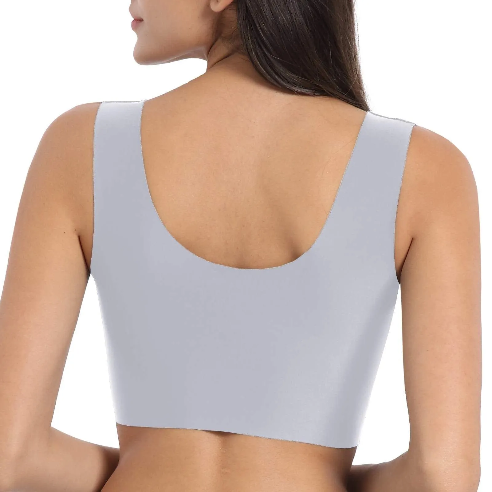 “Hand Free Wirefree” Lace Bra Comfort Tank Top Bralette