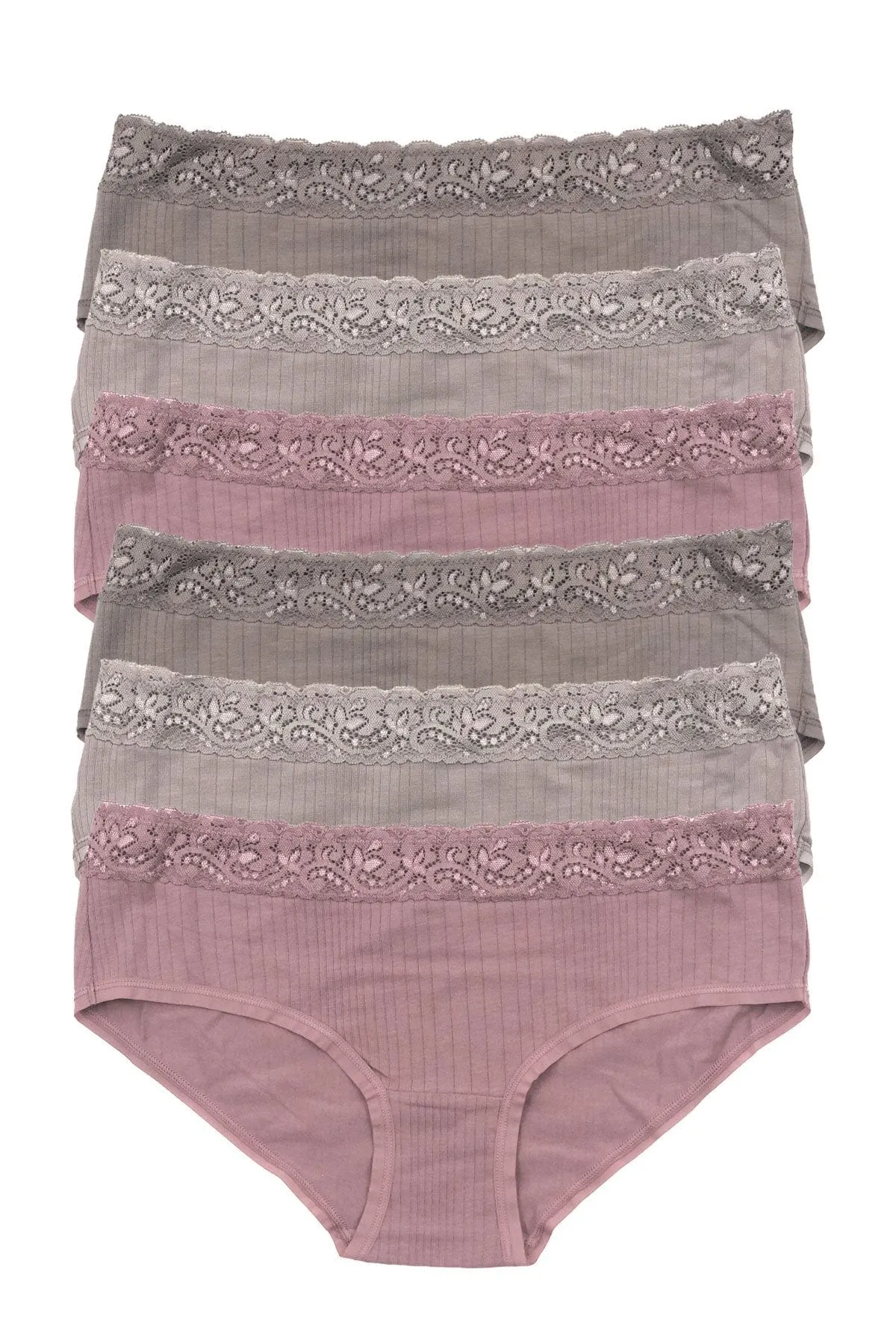 Low Rise Modal Lace Hipster 6-Pack