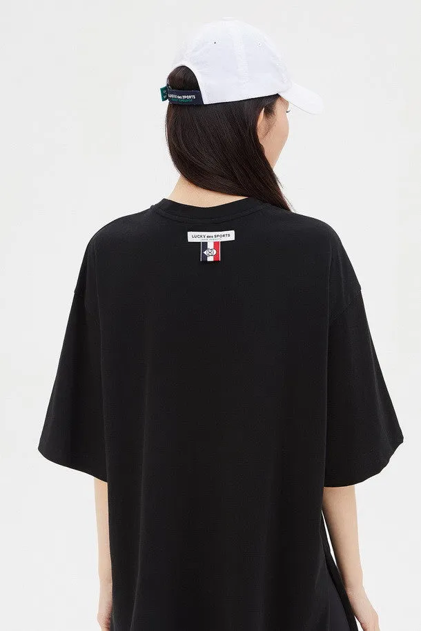 [LUCKY des SPORTS] Boxy-fit Long T-shirt(UV Protection)
