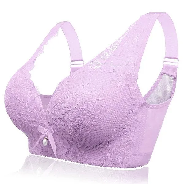 Plunge Wireless Adjustable Print Busty Comfort Bras