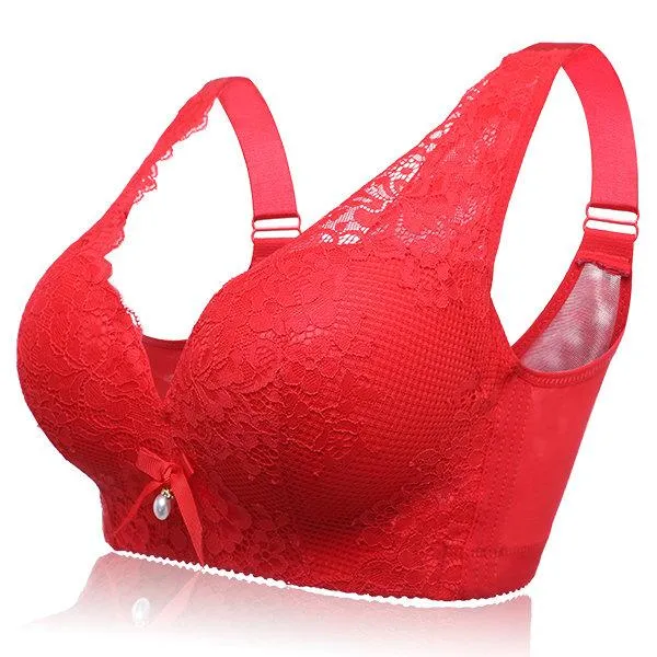 Plunge Wireless Adjustable Print Busty Comfort Bras