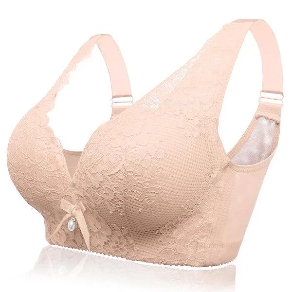 Plunge Wireless Adjustable Print Busty Comfort Bras