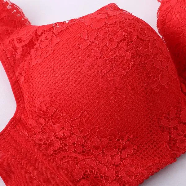 Plunge Wireless Adjustable Print Busty Comfort Bras