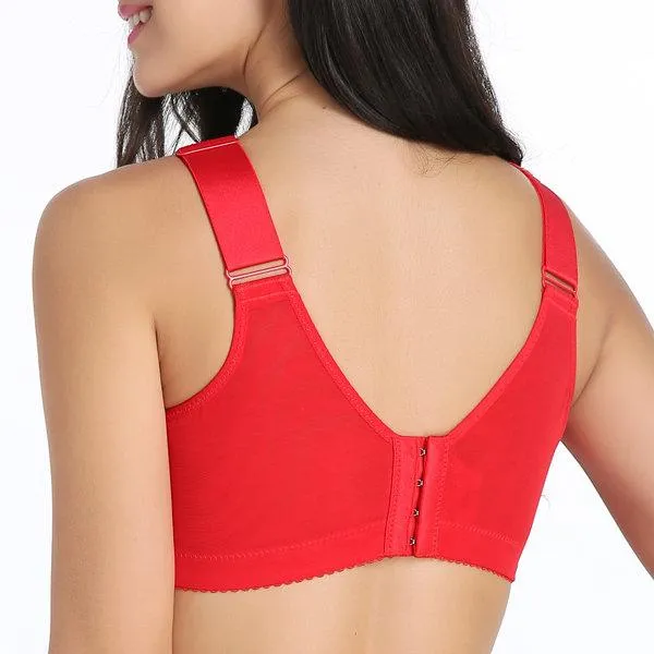 Plunge Wireless Adjustable Print Busty Comfort Bras