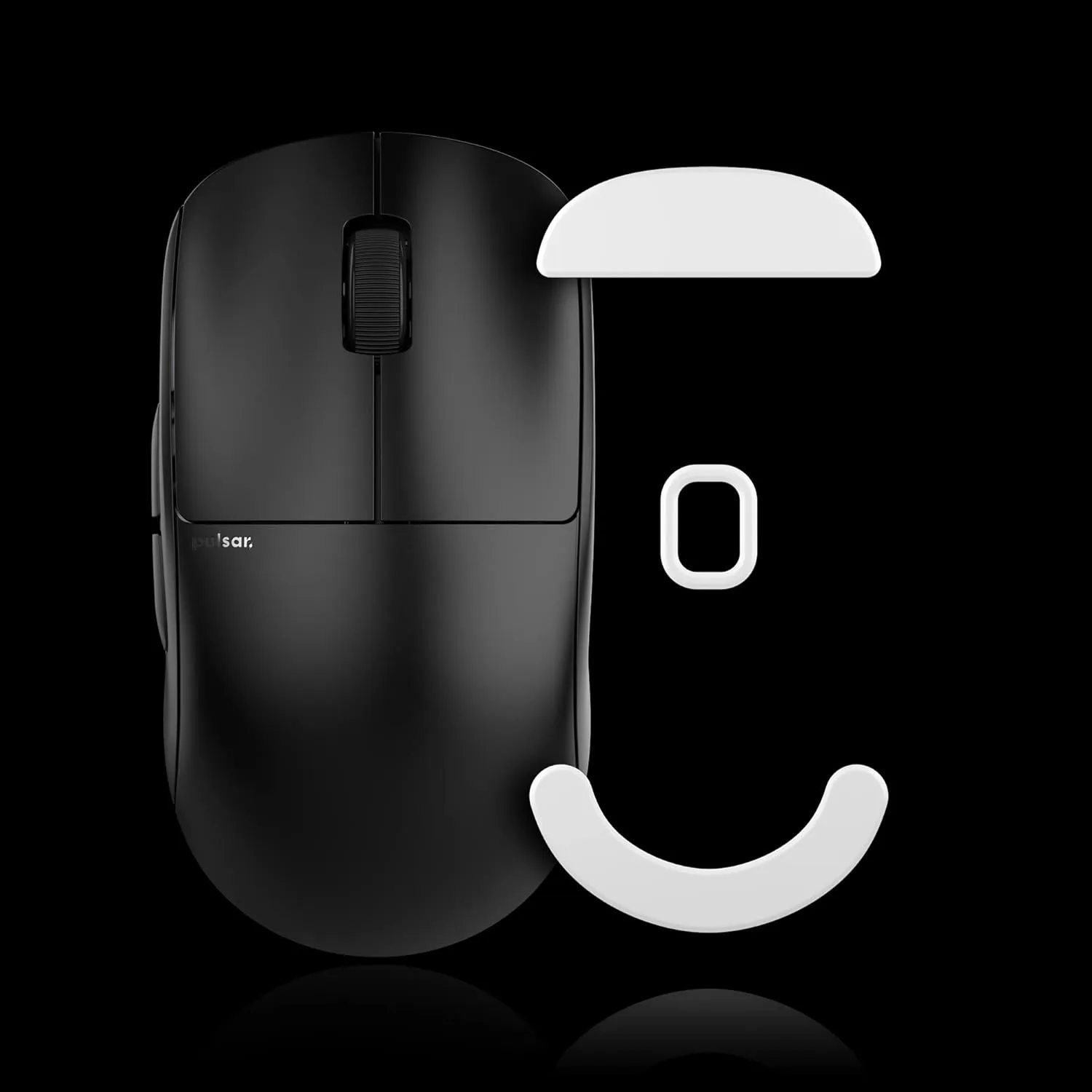 Pulsar Gaming Gears - PTFE Mouse Feet for X2 & X2 Mini Wireless Mice Premium Skate - White, Original Thin Type (0.6mm)
