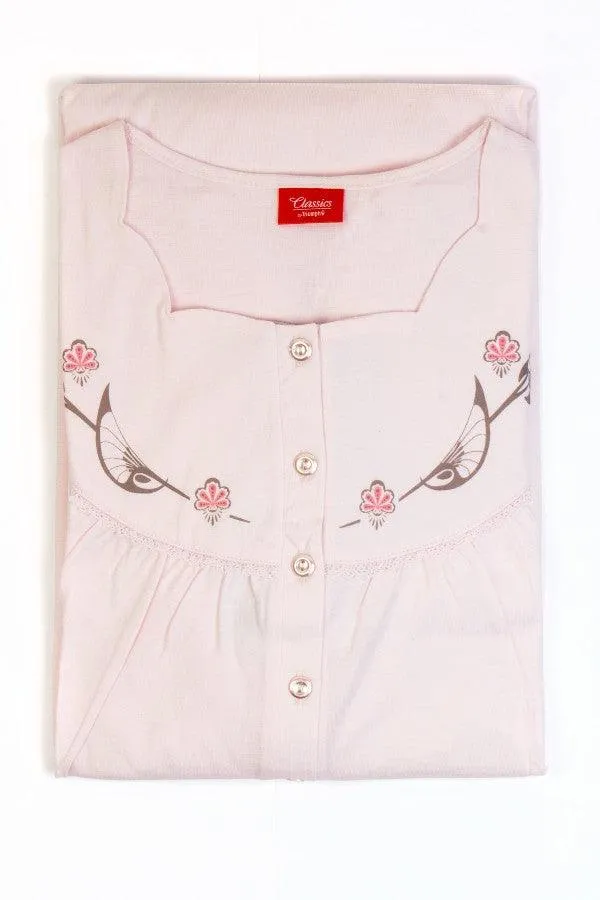 Scalloped Neck Nightdress