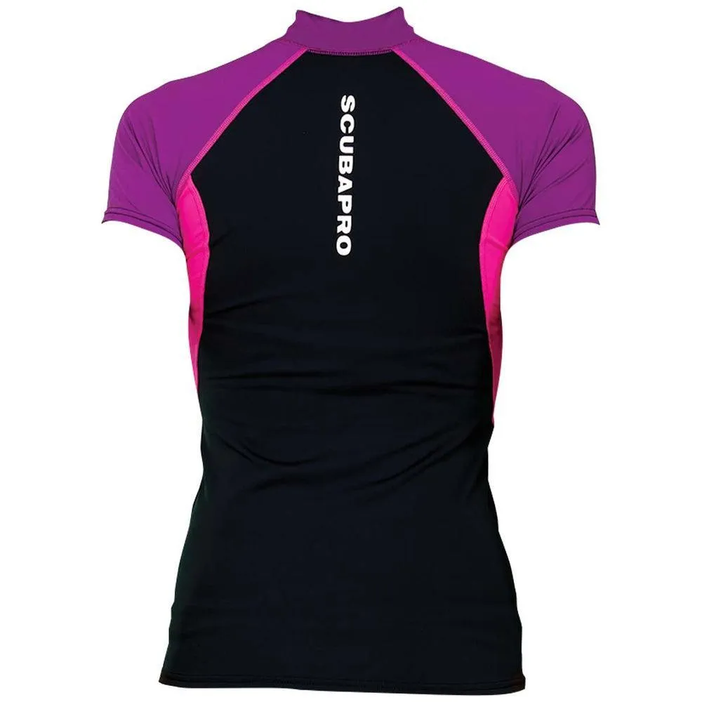 ScubaPro Jewel UPF 80 T-Flex Short Sleeve Womens Rash Guard