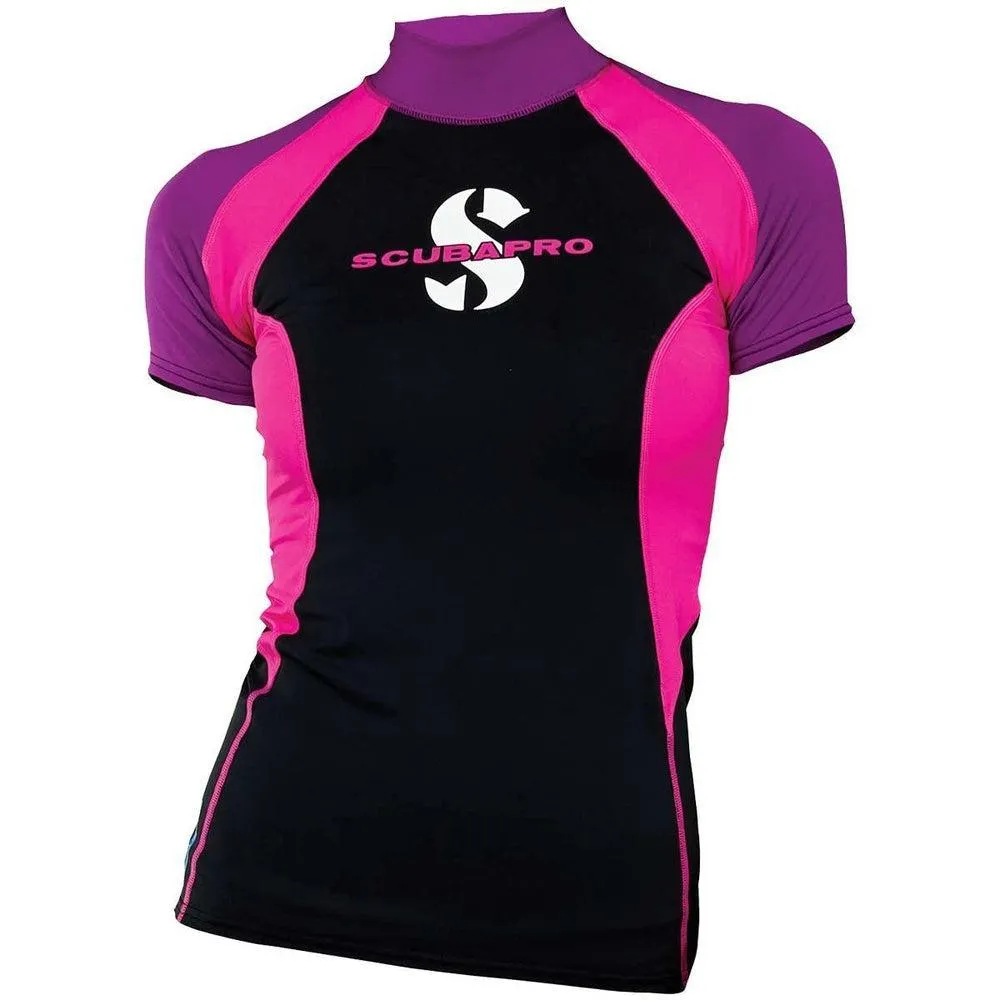 ScubaPro Jewel UPF 80 T-Flex Short Sleeve Womens Rash Guard