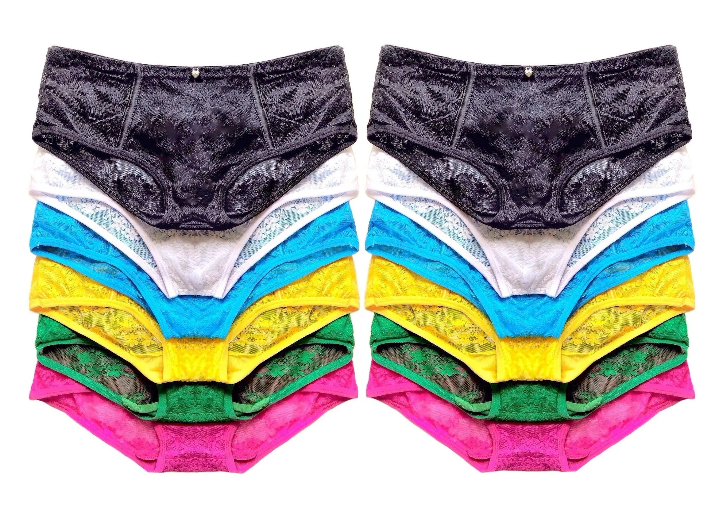 Semi- Sheer Low Rise Floral Panties