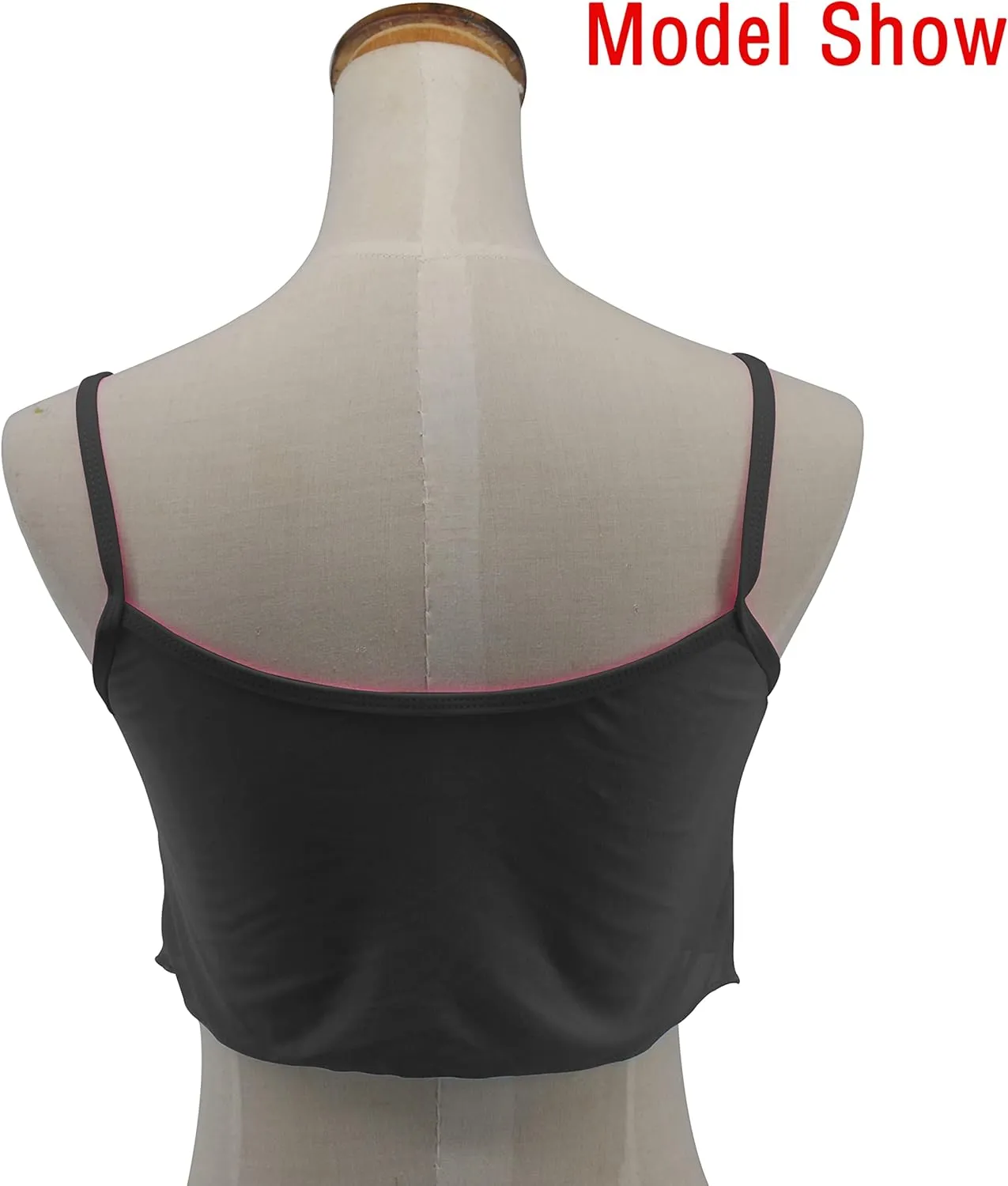 SHERRYLO Sheer Tank Tops for Women See Through Stretch Crop Top Summer Sleeveless Strap Mesh Cami Top