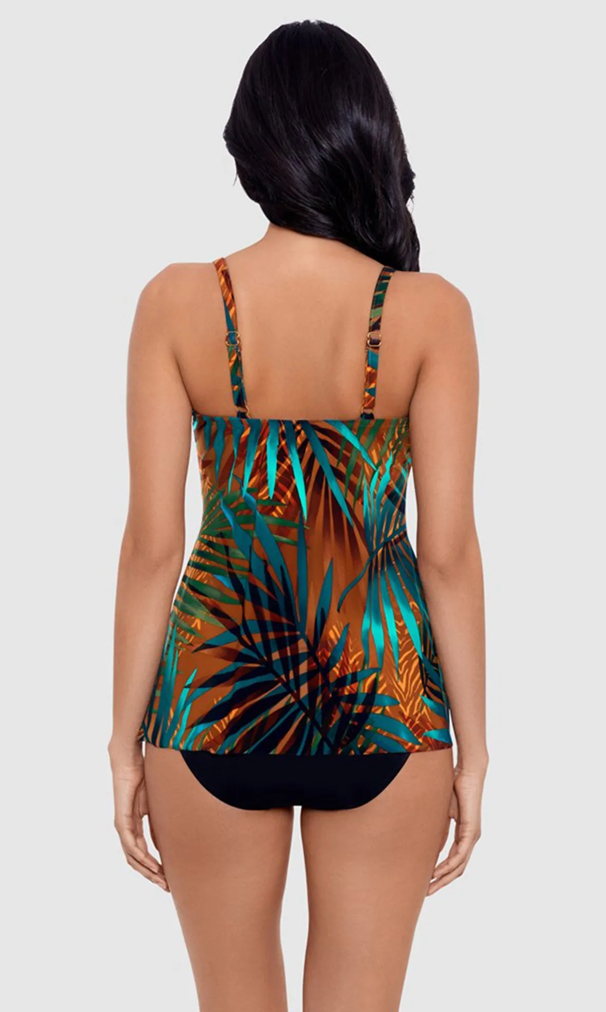 Tamara Tigre Marina Tankini Top, Fits A Cup to Cup