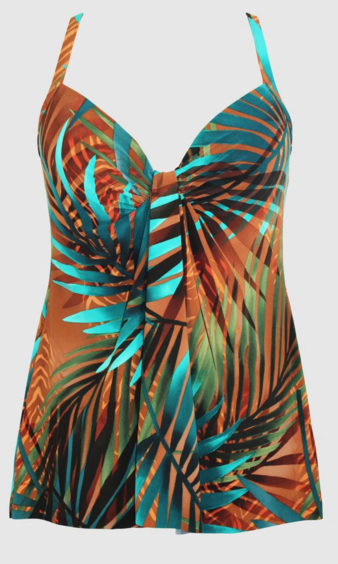 Tamara Tigre Marina Tankini Top, Fits A Cup to Cup