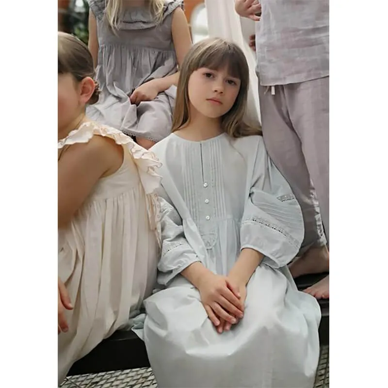 The Maple Dress in Vintage White by Faune