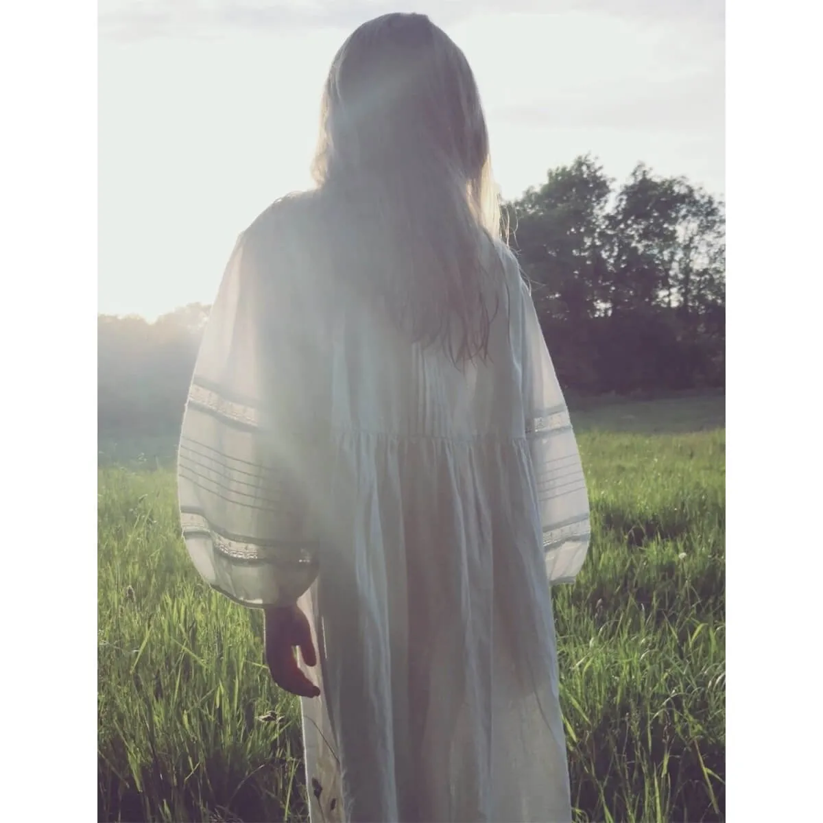 The Maple Dress in Vintage White by Faune