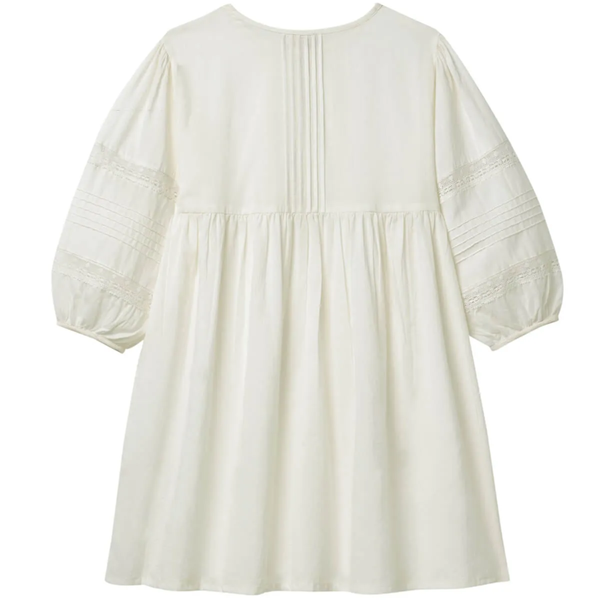 The Maple Dress in Vintage White by Faune