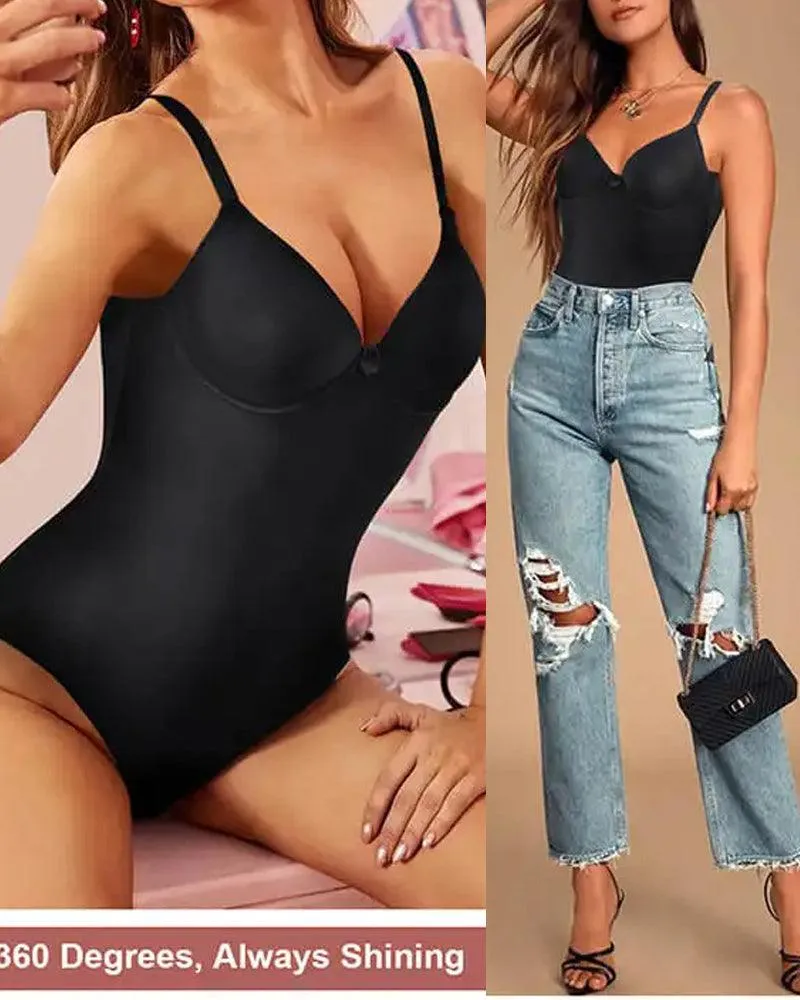 Tight Waist And Hip Lifting Sling Body Shaping Bodysuit