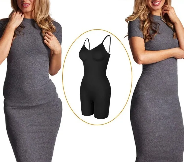 Tummy Control Bodysuit  - Seamless Butt Lifter, Thigh Slimmer, Sculpting Underwear Body Shaper