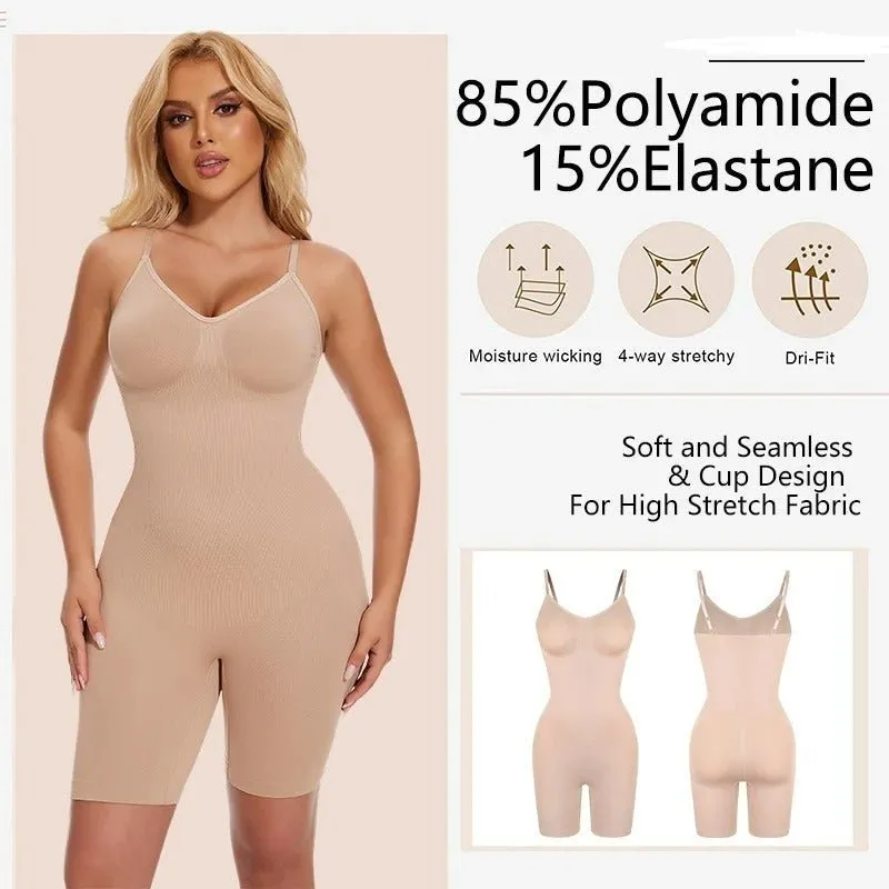 Tummy Control Bodysuit  - Seamless Butt Lifter, Thigh Slimmer, Sculpting Underwear Body Shaper