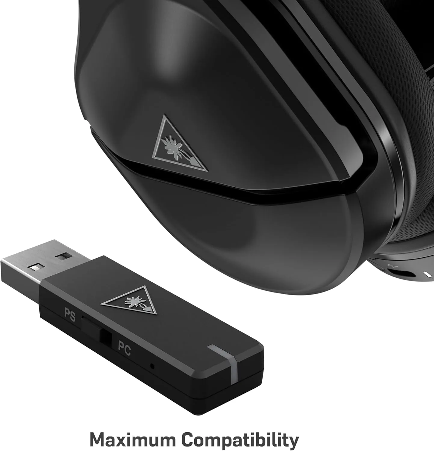 Turtle Beach Stealth 600 Gen 2 MAX Wireless Amplified Multiplatform Gaming Headset for PS5, PS4, PC & Mac with 48  Hour Battery, Lag-Free Wireless, & 50mm Speakers - Black (Renewed)
