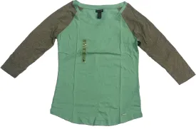 U.S. Polo Assn. Juniors Metallic 3/4 Sleeve Knit Body T-Shirt