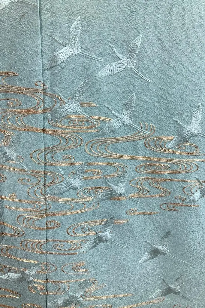Vintage Flying Flock Kimono