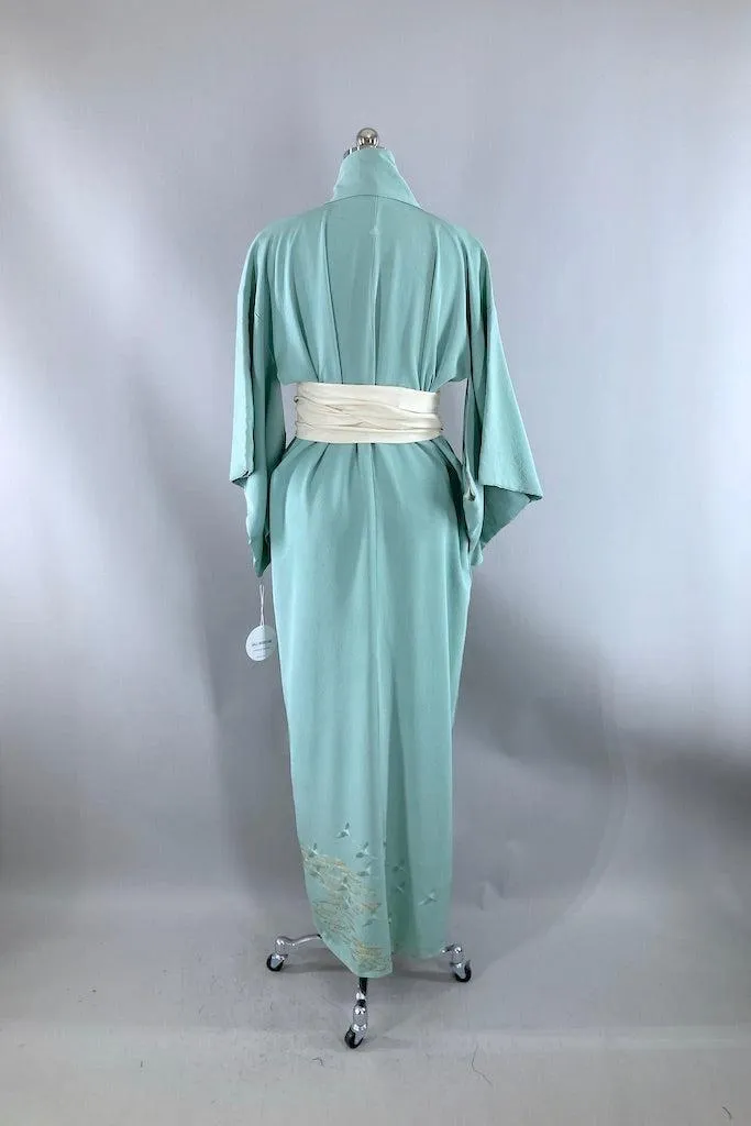 Vintage Flying Flock Kimono