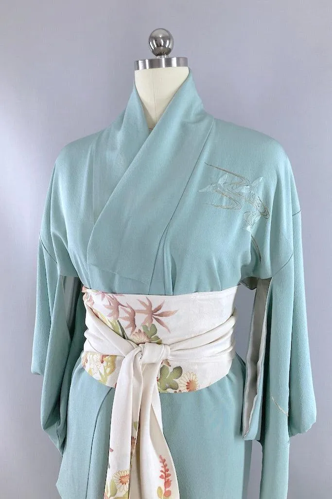 Vintage Flying Flock Kimono