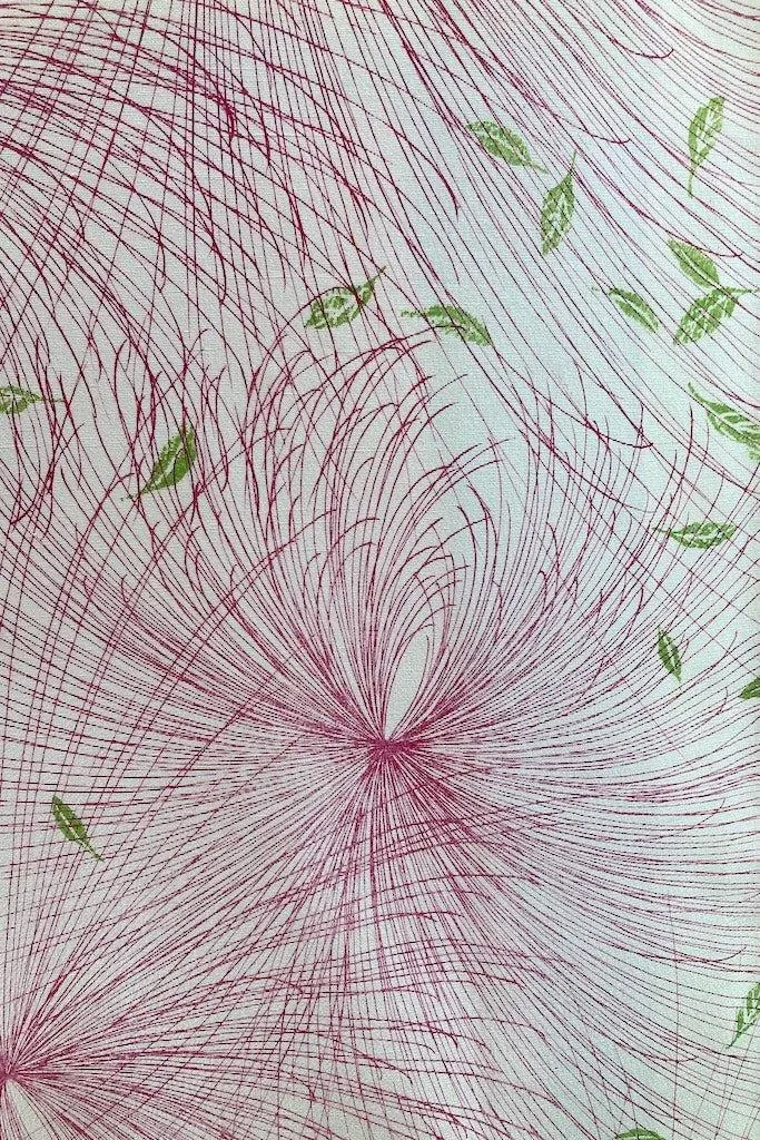 Vintage Pink Chrysanthemum Silk Kimono