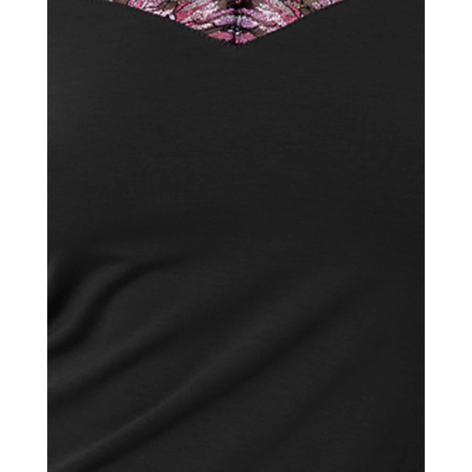 Viscose & Lace Trim Short Nightie