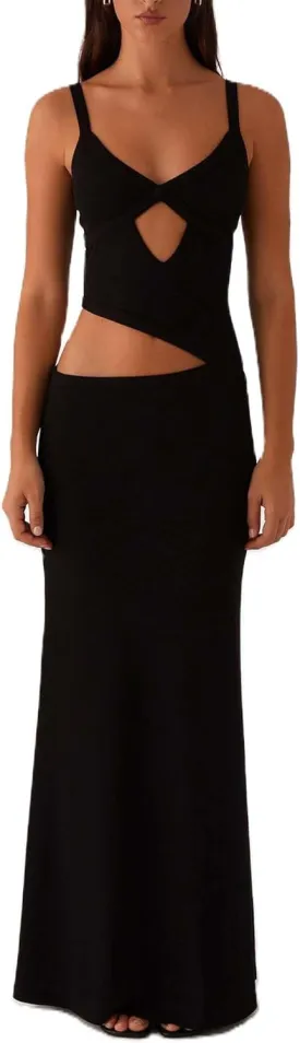 Womens Elegant Spaghetti Strap Maxi Dress Backless Cut Out Bodycon Summer Cami Dress Sexy Formal Cocktail Dresses